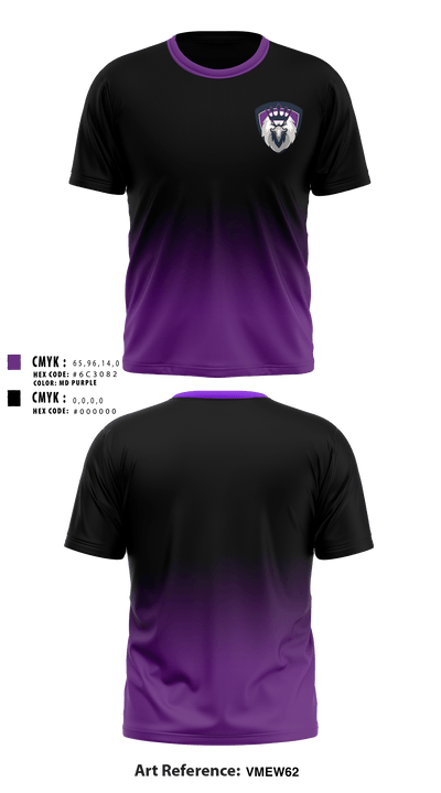 Hawks 87969808 Short Sleeve Performance Shirt - 1