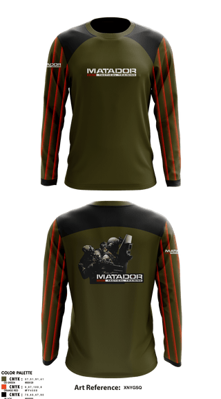 Long Sleeve Performance Shirt, Matador Tactical, , Teamtime, Team time, sublimation, custom sports apparel, team uniforms, spirit wear, spiritwear, sports uniforms, custom shirts, team store, custom team store, fundraiser sports, apparel fundraiser