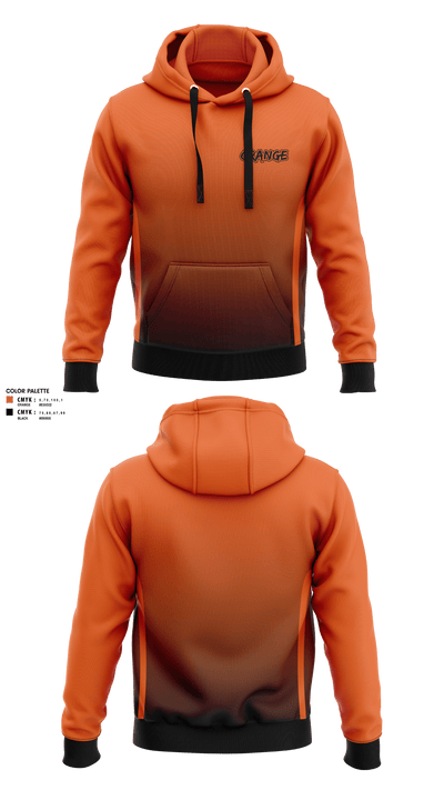 Orange 12763920 Hoodie - 1