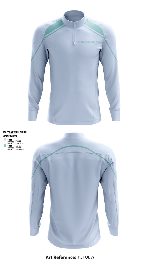 Quarter Zip Jacket, Steel athletic ms, Cheer, Teamtime, Team time, sublimation, custom sports apparel, team uniforms, spirit wear, spiritwear, sports uniforms, custom shirts, team store, custom team store, fundraiser sports, apparel fundraiser