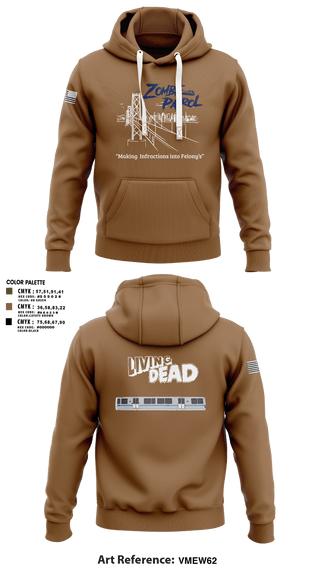 Hoodie, Inversed CrewBART PD Fugitive Task Force, Police, Teamtime, Team time, sublimation, custom sports apparel, team uniforms, spirit wear, spiritwear, sports uniforms, custom shirts, team store, custom team store, fundraiser sports, apparel fundraiser