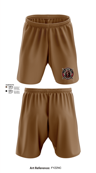 Athletic Shorts With Pockets, 4/3 Cavalry Regiment, Army, Teamtime, Team time, sublimation, custom sports apparel, team uniforms, spirit wear, spiritwear, sports uniforms, custom shirts, team store, custom team store, fundraiser sports, apparel fundraiser