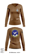233 SFS 13548797 Women's Long Sleeve V-neck Shirt - 101