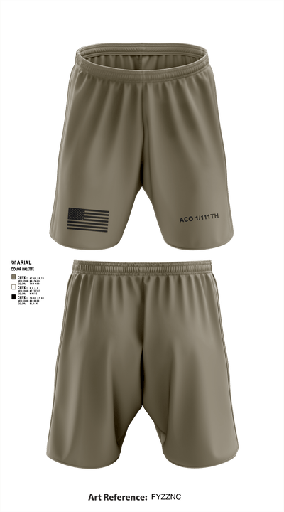Aco 1/111th 10793492 Athletic Shorts With Pockets - 3