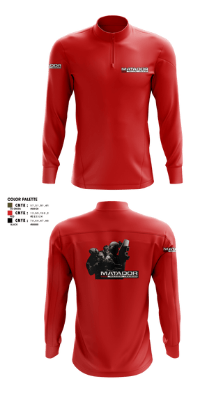 Quarter Zip Jacket, Matador Tactical, , Teamtime, Team time, sublimation, custom sports apparel, team uniforms, spirit wear, spiritwear, sports uniforms, custom shirts, team store, custom team store, fundraiser sports, apparel fundraiser