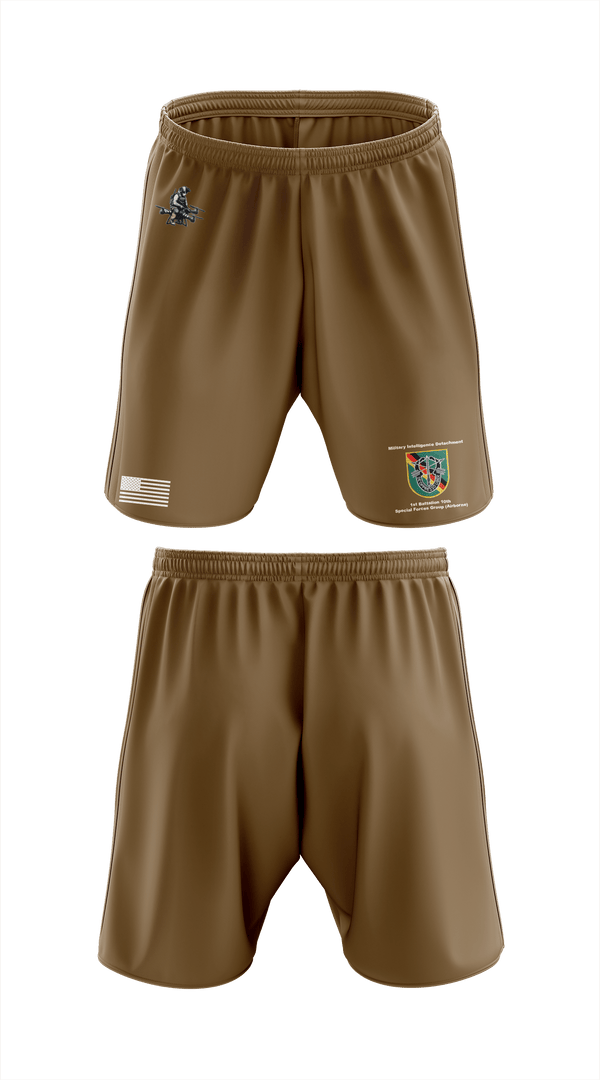 Athletic Shorts With Pockets, Military Intelligence Detachment 1st Battalion 10th Special Forces Group (Airborne), Army, Teamtime, Team time, sublimation, custom sports apparel, team uniforms, spirit wear, spiritwear, sports uniforms, custom shirts, team store, custom team store, fundraiser sports, apparel fundraiser
