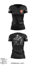 DLOC 77728615 Women's Short Sleeve V-neck Shirt - 6