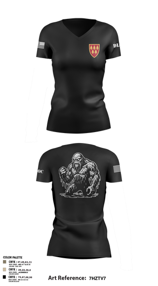 Women's Short Sleeve Vneck Shirt, DLOC, , Teamtime, Team time, sublimation, custom sports apparel, team uniforms, spirit wear, spiritwear, sports uniforms, custom shirts, team store, custom team store, fundraiser sports, apparel fundraiser