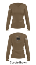 Delta company 114 32884167 Women's Long Sleeve V-neck Shirt - 17