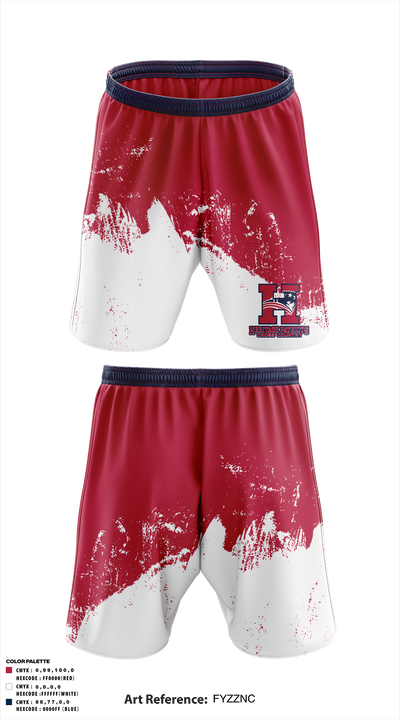 Heritage Patriots Cross Country 48291330 Athletic Shorts With Pockets - 1