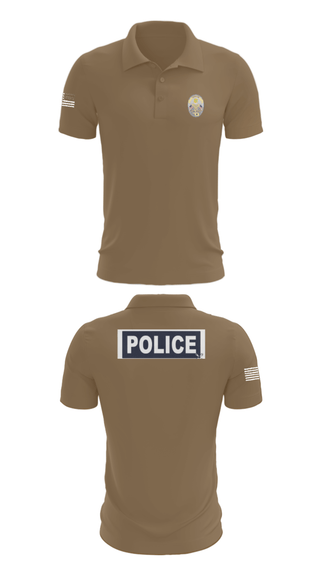 Short Sleeve Performance Polo, Miami Police Department, Police, Teamtime, Team time, sublimation, custom sports apparel, team uniforms, spirit wear, spiritwear, sports uniforms, custom shirts, team store, custom team store, fundraiser sports, apparel fundraiser