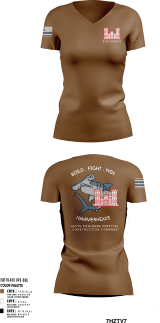 Women's Short Sleeve Vneck Shirt, 465 EVCC, , Teamtime, Team time, sublimation, custom sports apparel, team uniforms, spirit wear, spiritwear, sports uniforms, custom shirts, team store, custom team store, fundraiser sports, apparel fundraiser