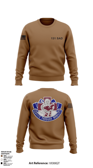 Crew Neck Sweatshirt, 131 SAD, Army, Teamtime, Team time, sublimation, custom sports apparel, team uniforms, spirit wear, spiritwear, sports uniforms, custom shirts, team store, custom team store, fundraiser sports, apparel fundraiser