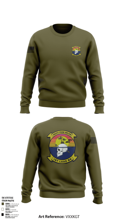 1st LAAD 786723 Crew Neck Sweatshirt - 16