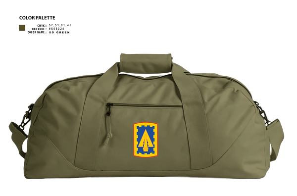 Duffle Bag, 108th Air Defense Artillery Brigade, Army, Teamtime, Team time, sublimation, custom sports apparel, team uniforms, spirit wear, spiritwear, sports uniforms, custom shirts, team store, custom team store, fundraiser sports, apparel fundraiser