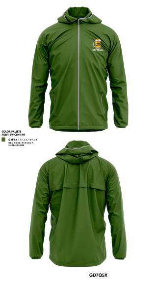 Windbreaker, Team Wasted, Softball, Teamtime, Team time, sublimation, custom sports apparel, team uniforms, spirit wear, spiritwear, sports uniforms, custom shirts, team store, custom team store, fundraiser sports, apparel fundraiser