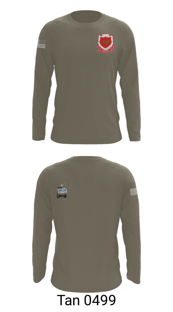 Long Sleeve Performance Shirt, 185th Engineer Support Company, , Teamtime, Team time, sublimation, custom sports apparel, team uniforms, spirit wear, spiritwear, sports uniforms, custom shirts, team store, custom team store, fundraiser sports, apparel fundraiser