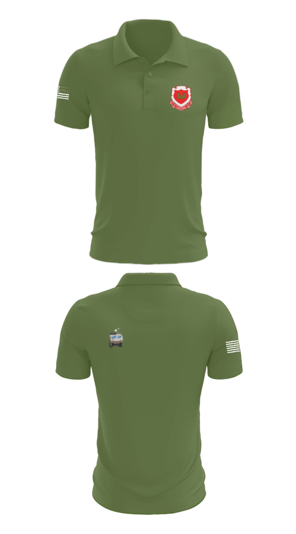 Short Sleeve Performance Polo, 185th Engineer Support Company, , Teamtime, Team time, sublimation, custom sports apparel, team uniforms, spirit wear, spiritwear, sports uniforms, custom shirts, team store, custom team store, fundraiser sports, apparel fundraiser