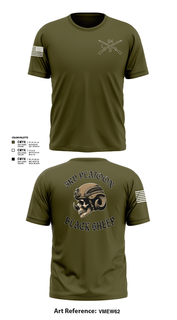 Short Sleeve Performance Shirt, Delta company 114, Army, Teamtime, Team time, sublimation, custom sports apparel, team uniforms, spirit wear, spiritwear, sports uniforms, custom shirts, team store, custom team store, fundraiser sports, apparel fundraiser