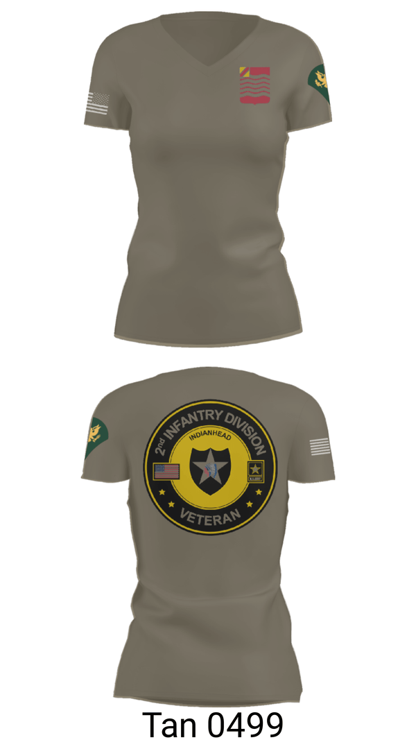 Women's Short Sleeve Vneck Shirt, 1st Battalion 15th Field Artillery, Army, Teamtime, Team time, sublimation, custom sports apparel, team uniforms, spirit wear, spiritwear, sports uniforms, custom shirts, team store, custom team store, fundraiser sports, apparel fundraiser