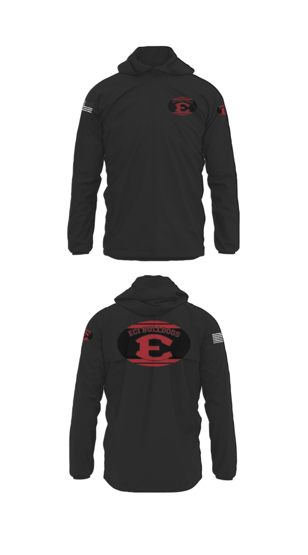 Windbreaker, E.C.I.BULLDOGS, Football, Teamtime, Team time, sublimation, custom sports apparel, team uniforms, spirit wear, spiritwear, sports uniforms, custom shirts, team store, custom team store, fundraiser sports, apparel fundraiser