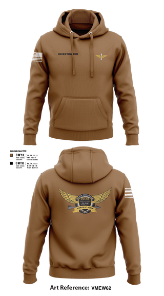 Hoodie, Investigator, Army, Teamtime, Team time, sublimation, custom sports apparel, team uniforms, spirit wear, spiritwear, sports uniforms, custom shirts, team store, custom team store, fundraiser sports, apparel fundraiser
