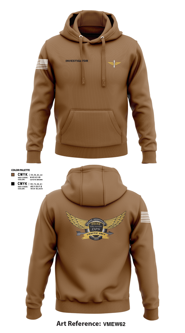 Hoodie, Investigator, Army, Teamtime, Team time, sublimation, custom sports apparel, team uniforms, spirit wear, spiritwear, sports uniforms, custom shirts, team store, custom team store, fundraiser sports, apparel fundraiser