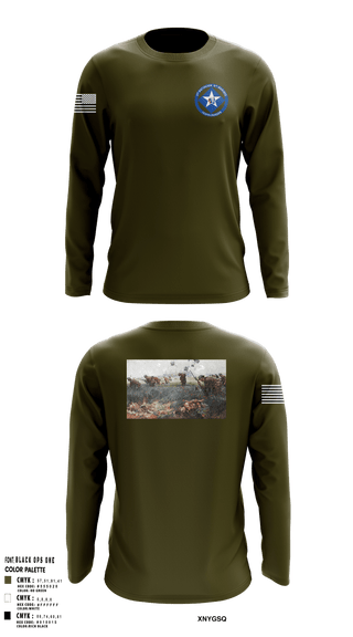Long Sleeve Performance Shirt, 3rd Battalion 6th Marines, Marines, Teamtime, Team time, sublimation, custom sports apparel, team uniforms, spirit wear, spiritwear, sports uniforms, custom shirts, team store, custom team store, fundraiser sports, apparel fundraiser