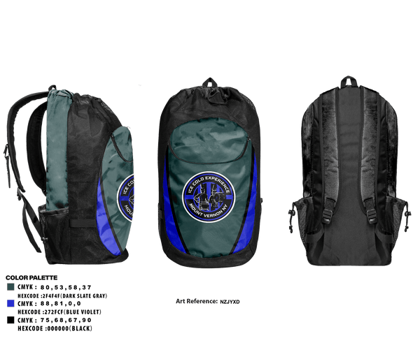 Gear Bag, Ice cold experience, Baseball, Teamtime, Team time, sublimation, custom sports apparel, team uniforms, spirit wear, spiritwear, sports uniforms, custom shirts, team store, custom team store, fundraiser sports, apparel fundraiser