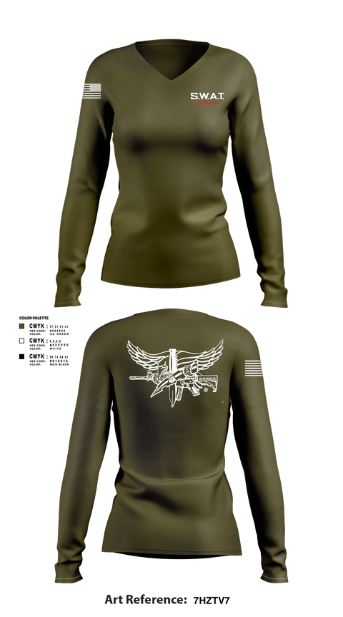 Women's Long Sleeve Vneck Shirt, MONTVILLE SERT, Police, Teamtime, Team time, sublimation, custom sports apparel, team uniforms, spirit wear, spiritwear, sports uniforms, custom shirts, team store, custom team store, fundraiser sports, apparel fundraiser
