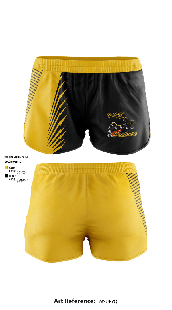 Women's Shorts, Greene County Pop Warner, Cheer, Teamtime, Team time, sublimation, custom sports apparel, team uniforms, spirit wear, spiritwear, sports uniforms, custom shirts, team store, custom team store, fundraiser sports, apparel fundraiser