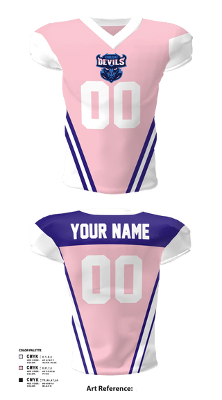 Football Jersey, Blue devils, Football, Teamtime, Team time, sublimation, custom sports apparel, team uniforms, spirit wear, spiritwear, sports uniforms, custom shirts, team store, custom team store, fundraiser sports, apparel fundraiser