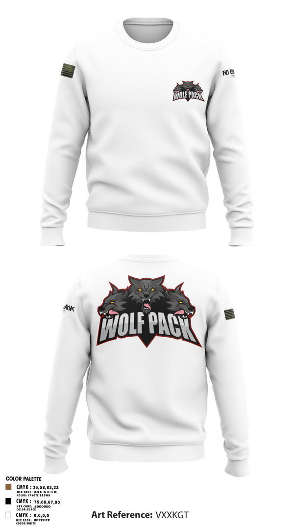 Crew Neck Sweatshirt, 501st BSB, Army, Teamtime, Team time, sublimation, custom sports apparel, team uniforms, spirit wear, spiritwear, sports uniforms, custom shirts, team store, custom team store, fundraiser sports, apparel fundraiser