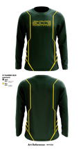 New Milford Bulls Football And Cheerleading 19489077 Long Sleeve Performance Shirt - 5
