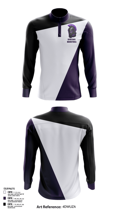 Spartans 88359141 Quarter Zip Jacket - 1