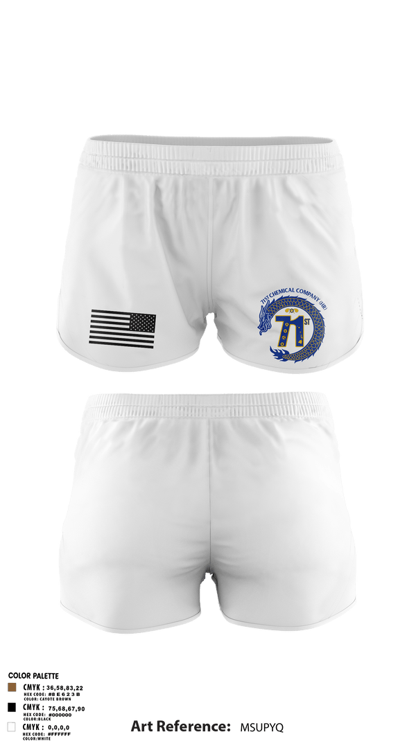 Ranger Panties, 71st Chemical Company (HR), Army, Teamtime, Team time, sublimation, custom sports apparel, team uniforms, spirit wear, spiritwear, sports uniforms, custom shirts, team store, custom team store, fundraiser sports, apparel fundraiser