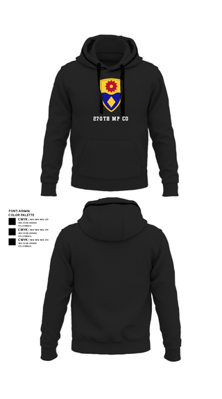 Hoodie, 270th MP CO, National Guard, Teamtime, Team time, sublimation, custom sports apparel, team uniforms, spirit wear, spiritwear, sports uniforms, custom shirts, team store, custom team store, fundraiser sports, apparel fundraiser