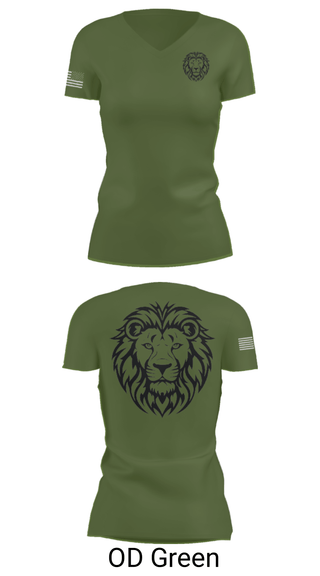 Women's Short Sleeve Vneck Shirt, 382 SRT, Army, Teamtime, Team time, sublimation, custom sports apparel, team uniforms, spirit wear, spiritwear, sports uniforms, custom shirts, team store, custom team store, fundraiser sports, apparel fundraiser