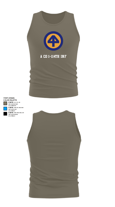 A Co 1/1-114th 36313026 Tank Top - 79