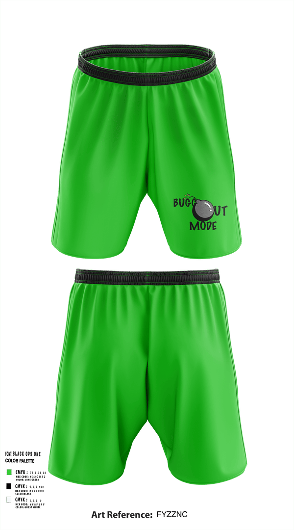 Athletic Shorts With Pockets, BUGG OUT MODEBUGG OUT MODE, , Teamtime, Team time, sublimation, custom sports apparel, team uniforms, spirit wear, spiritwear, sports uniforms, custom shirts, team store, custom team store, fundraiser sports, apparel fundraiser