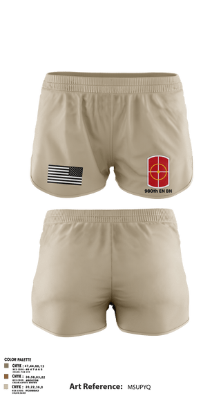 Ranger Panties, 980th EN BN, Army, Teamtime, Team time, sublimation, custom sports apparel, team uniforms, spirit wear, spiritwear, sports uniforms, custom shirts, team store, custom team store, fundraiser sports, apparel fundraiser