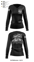 1450th TC 47594433 Women's Long Sleeve V-neck Shirt - 2