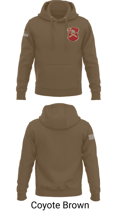 Bravo Battery, 6th Battalion, 10th Field Artillery 85654771 Hoodie - 18