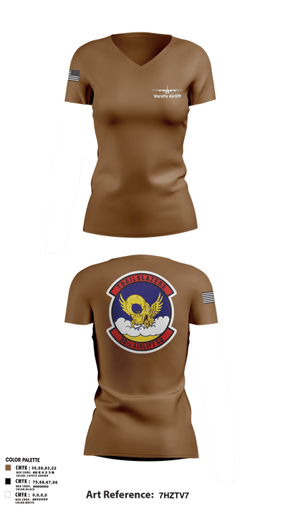39th AS 46183006 Women's Short Sleeve V-neck Shirt - 1