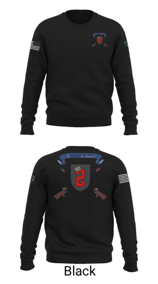 Crew Neck Sweatshirt, 2nd Battalion, Army, Teamtime, Team time, sublimation, custom sports apparel, team uniforms, spirit wear, spiritwear, sports uniforms, custom shirts, team store, custom team store, fundraiser sports, apparel fundraiser