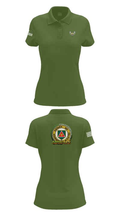 51st Combat Engineers 81487377 Women's Short Sleeve Performance Polo  - 55