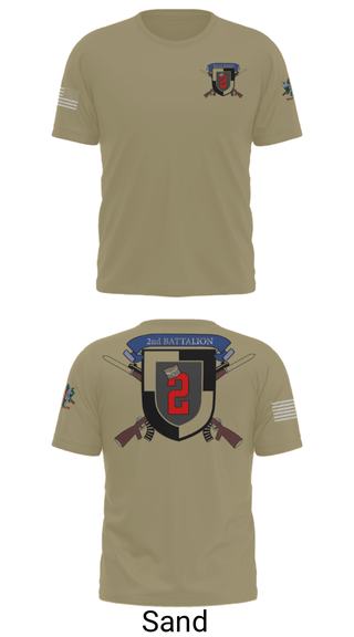 Old School Cotton Feel Shirt, 2nd Battalion, Army, Teamtime, Team time, sublimation, custom sports apparel, team uniforms, spirit wear, spiritwear, sports uniforms, custom shirts, team store, custom team store, fundraiser sports, apparel fundraiser
