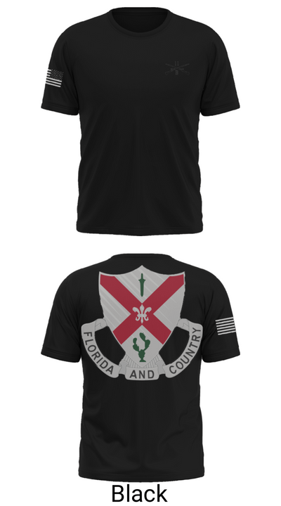 C Co 1-124 Rifle Company 57736053 Old School Cotton Feel Shirt - 29