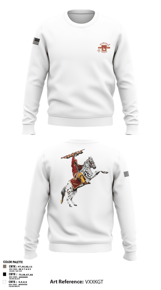 Crew Neck Sweatshirt, FSU ROTC, Army, Teamtime, Team time, sublimation, custom sports apparel, team uniforms, spirit wear, spiritwear, sports uniforms, custom shirts, team store, custom team store, fundraiser sports, apparel fundraiser