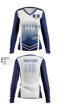 Rochester Area High School Volleyball 31192542 Women's Long Sleeve V-neck Shirt - 40